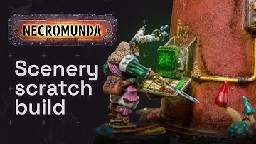 NECROMUNDA TERRAIN bouwen met yoghurtpotjes