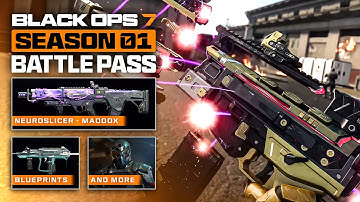 ALL Black Ops 7 Season 1 Battlepass Unlocks & Gameplay... (Mastercrafts, Reactive Skins & MORE)