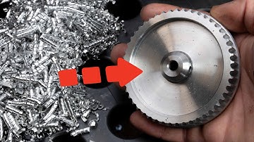 I made a timing pulley (the hard way)