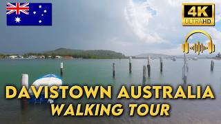 WALKING AROUND DAVISTOWN AUSTRALIA | Rain, Thunder & Sunshine | 4K UHD Video Walk | Binaural Audio