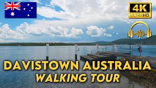 WALKING AROUND DAVISTOWN AUSTRALIA | Rain, Thunder & Sunshine | 4K UHD Video Walk | Binaural Audio