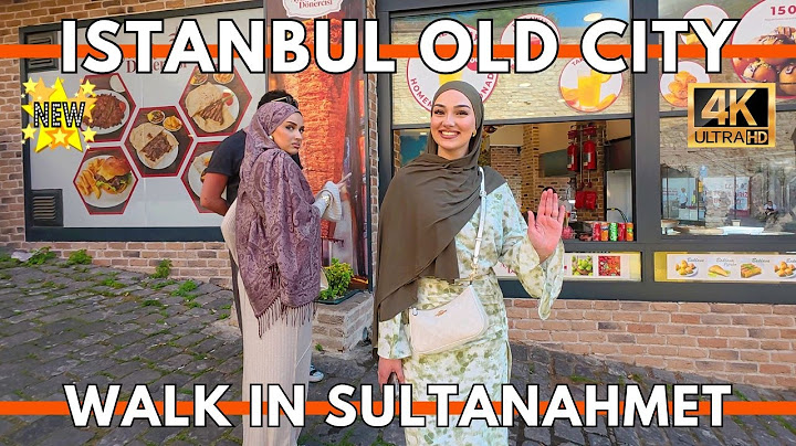 ISTANBUL TURKEY 2025 | 4K Old City Walking Tour: Sultanahmet Restaurants & Sirkeci Hotels