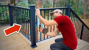 This System SOLVES the Biggest Issues with Deck Railings (10X Faster Installation)