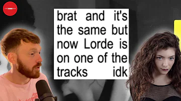 Charli xcx - The girl, so confusing version with lorde - SINGLE REACTION