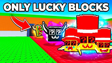 $0 to $1 TRILLION With LUCKY BLOCKS ONLY In Steal A Brainrot..