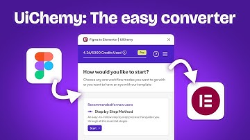 Hoe u Figma eenvoudig naar Elementor kunt converteren met UiChemy