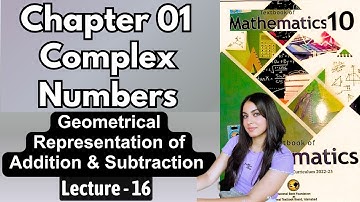 Chapter 1 Complex Numbers | Geometrical Representation of Addition & Subtraction | Class 10 Math