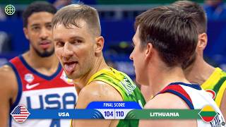 Lithuania's MASSIVE Upset | FIBA Basketball