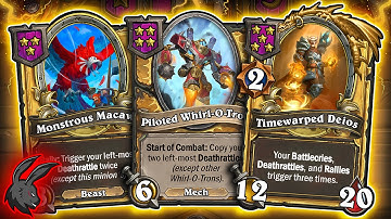 GOLDEN Deios with INSANE Synergy Destroys the lobby! @Alutemu_hs | Hearthstone Battlegrounds