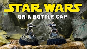 I made a Star Wars Bottlecap Diorama
