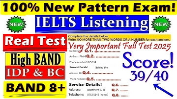 IELTS LISTENING PRACTICE TEST 2025 WITH ANSWERS | 23.12.2025