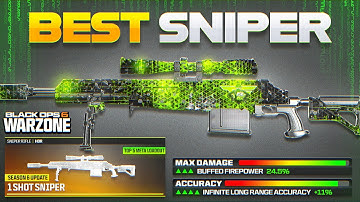 I Built the *NEW* BEST SNIPER META LOADOUT in WARZONE BO6! (Best Sniper Class for Warzone 3)