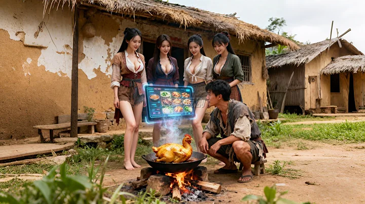 Poor guy awaken superpower,eats meat daily in famine,win 5 sisters in law's heart