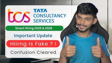 TCS Smart Hiring CONFUSION 😱 Opening Soon or Closed? | BCA BSC Students Must Watch