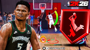 ANTHONY EDWARDS BUILD is A MONSTER in RANDOM REC on NBA 2K26! LEGEND POSTERIZER