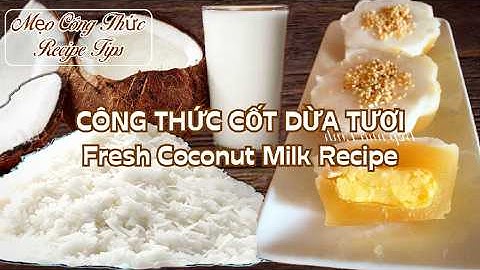 MẸO CHẾ BIẾN|Công thức đặc biệt làm Bánh Mần Dè phủ cốt dừa tươi bùi béo chỉ có ở An Giang #trending