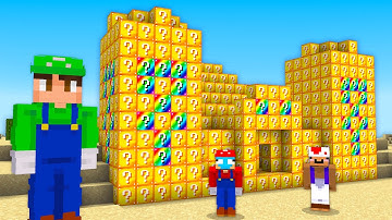 Minecraft, But Every Structure is Lucky...