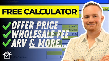 FREE Wholesale Calculator: How To Find Your Offer Price (STEP-BY-STEP)!