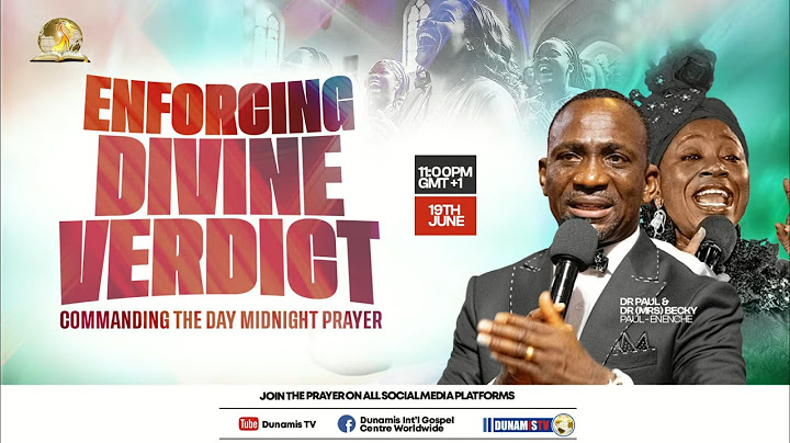 ENFORCING DIVINE VERDICT PROPHETIC DECLARATIONS From Commanding The Day Midnight Prayers 19-06-2025
