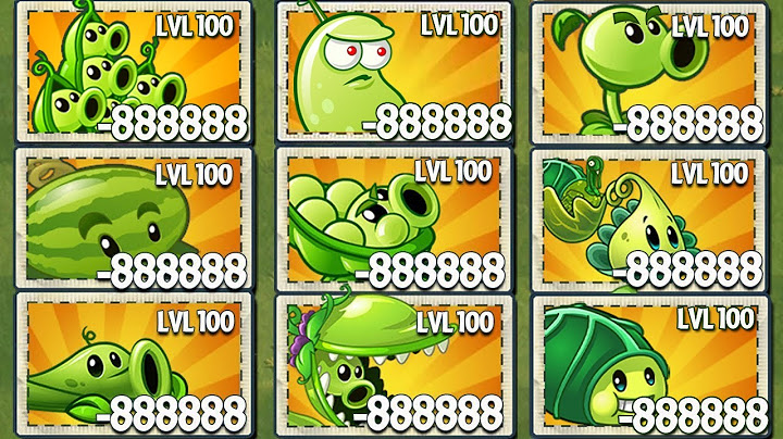 Pvz 2 Tournament 16 GREEN Plants 100% - Who Will Win? -  Plant vs Plant