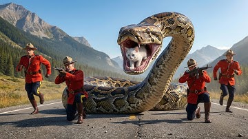Heroic Rescue Team Battles Giant Python to Save a Helpless Goat 🐍