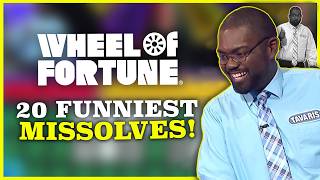 20 FUNNIEST MISSOLVES | A Compilation of Wheel of Fortune's Most Unfortunate Solves