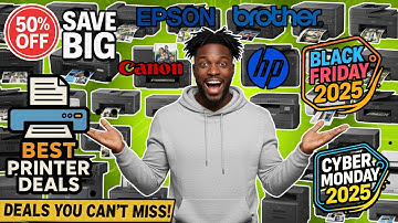 Top 20 Best Black Friday & Cyber Monday Printer Deals 2025 — HUGE Savings!   #printer #photo #hp