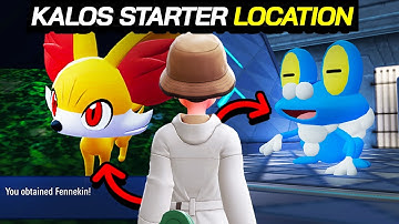 How To Get KALOS STARTER SIDE QUEST & Shiny Hunting Location in Legends ZA