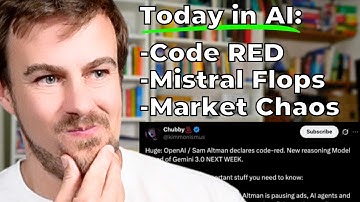 Today in AI: OpenAI Code Red vs Gemini, Mistral Launch Flops, Market Dynamics Shift