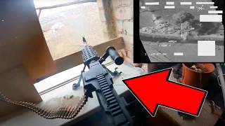 M240B Gunner & F-16 CUT DOWN Waves Of Taliban (*EXTREMELY GRAPHIC*)