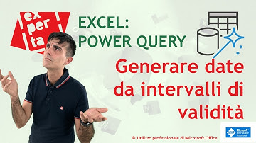 EXCEL - POWER QUERY: 📆 Generare date in un periodo di validità (inizio - fine) – guida passo a passo
