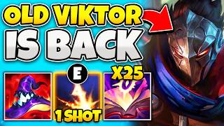 Riot just released the OLD VIKTOR with this new reverted skin... (THANK YOU RIOT)