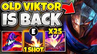 Riot just released the OLD VIKTOR with this new reverted skin... (THANK YOU RIOT)