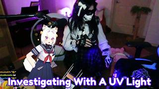 Filian Investigates Cottontails's Room With A UV Light
