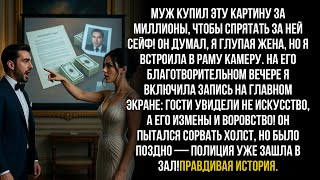 I embedded a camera in my husband's painting. What it recorded in 24 hours cost him his business ...