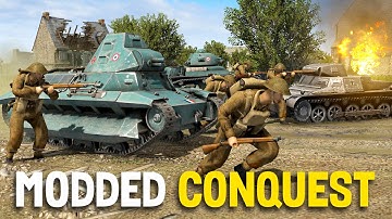 French & Brits on the OFFENSIVE in Gates of Hell | Valour Modded Conquest