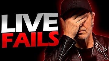 LARS ULRICH LEGT UIT HOE HIJ OMGAAT MET LIVE FAILS #METALLICA