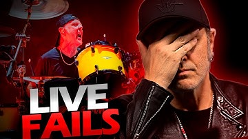 LARS ULRICH LEGT UIT HOE HIJ OMGAAT MET LIVE FAILS #METALLICA