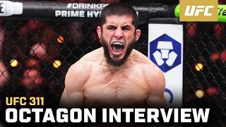 Islam Makhachev Octagon Interview | UFC 311