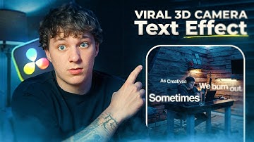 How To Create Viral 3d Text Animation In DaVinci Resolve