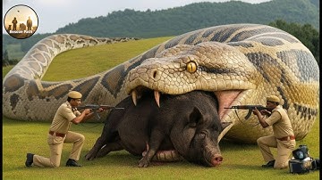 Brave Heroes: Animal Rescue – Farmers Save Pig from Giant Python Attack #21
