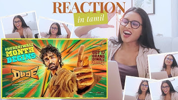 Dude Trailer (Tamil) REACTION | Pradeep Ranganathan | Mamitha Baiju | Keerthiswaran | Sai Abhyankkar