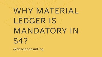 Waarom een ​​materiaalboek verplicht is in S4HANA | AC SAP Consulting