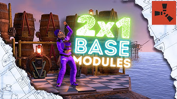 Four NEW Rust Base Super Modules - Easy 2x1 Layouts