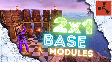 Four NEW Rust Base Super Modules - Easy 2x1 Layouts