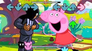 [SWAP] FNF Peppa ALL PHASES vs 67 KID and 61 meme REMIX Sings Bluey Can Can | FNF 67 Song PHONK Mods