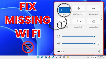 Fix WiFi Not Showing in Windows 11 | Fix Missing WiFi