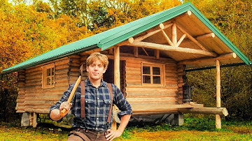 I Spent 2 Years Alone Building My First LOG CABIN With No Experience