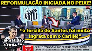 IMPRENSA DEBATE A DEMISSÃO DE FÁBIO CARILLE DO SANTOS