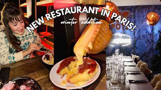 Paris's newest restaurant you don't want to miss! (where to go for a French raclette)